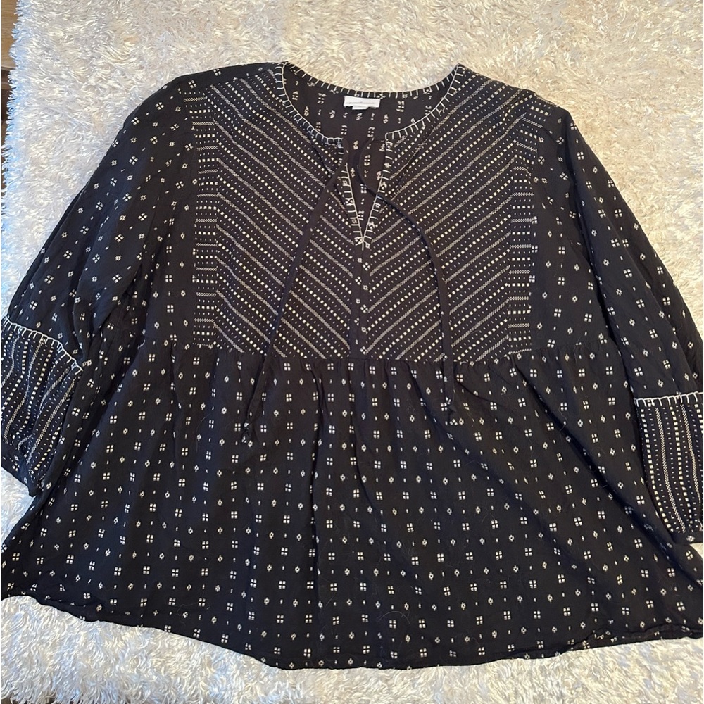 Pure JJill 3/4 sleeve top